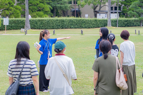 学生によるキャンパスツアー