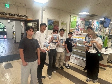 大学内での販売会（7月）
