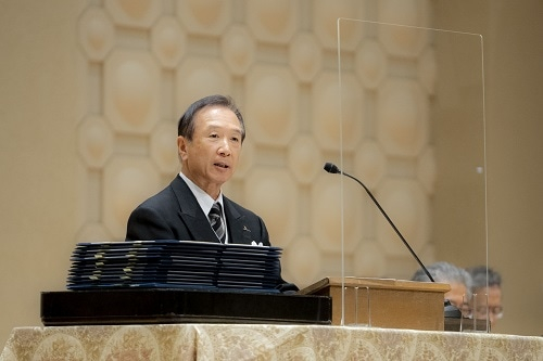 村田学長による式辞