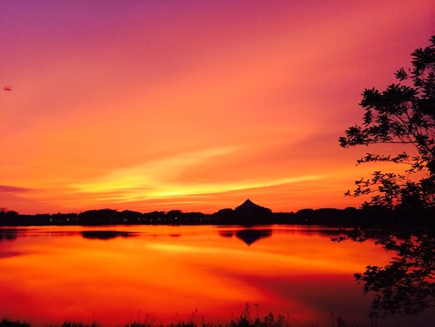 Malaysiaの夕焼け