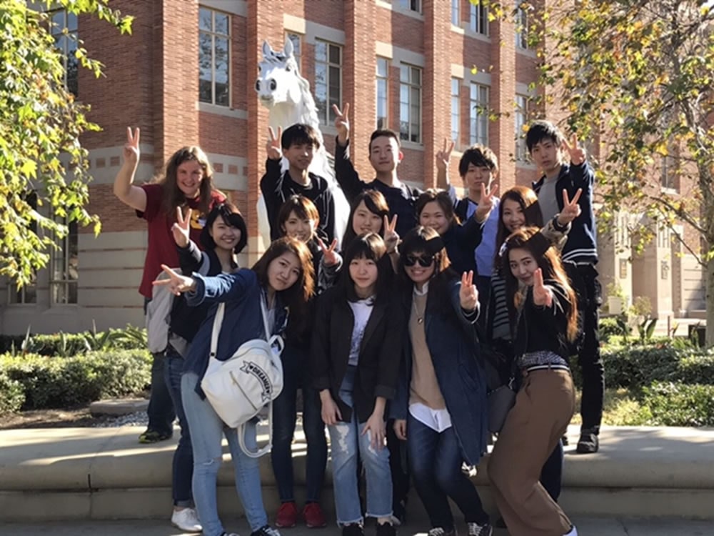 USC(大学)を周っているときに撮った写真