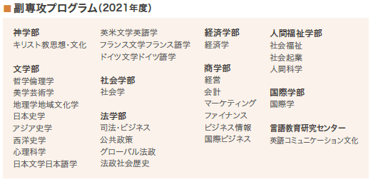複数分野専攻制