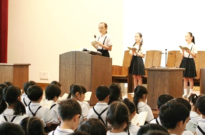 児童礼拝の様子