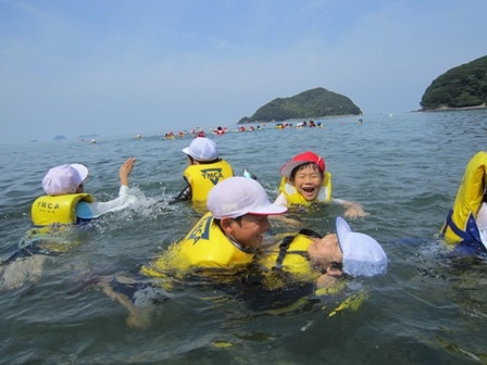 徳島の自然体験キャンプにて