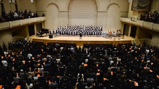 11月16日 第5回音楽祭 全員合唱
