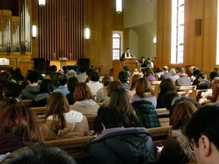 memorial chapel service