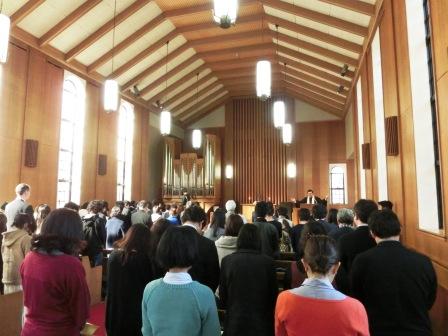 東日本大震災2周年記念礼拝