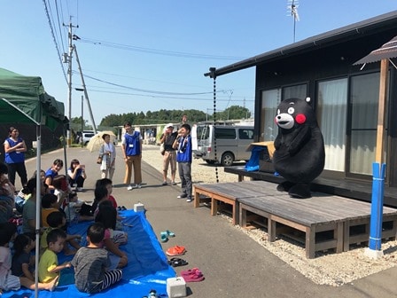 くまモンとの交流