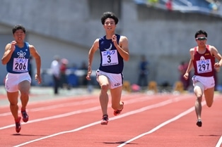 レース中の多田選手