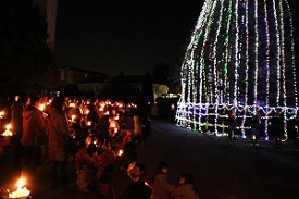 過去の様子(クリスマスツリー点灯式)