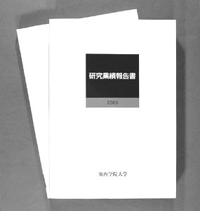 『研究業績報告書』