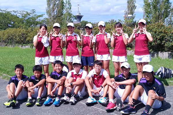 テニス部が近畿私立中学校テニス選手権 男子団体戦 女子団体戦 に出場しました 関西学院中学部 Kwansei Gakuin Junior High School テニス部が近畿私立中学校テニス選手権 男子団体戦 女子団体戦 に出場しました 関西学院中学部 Kwansei Gakuin Junior High School