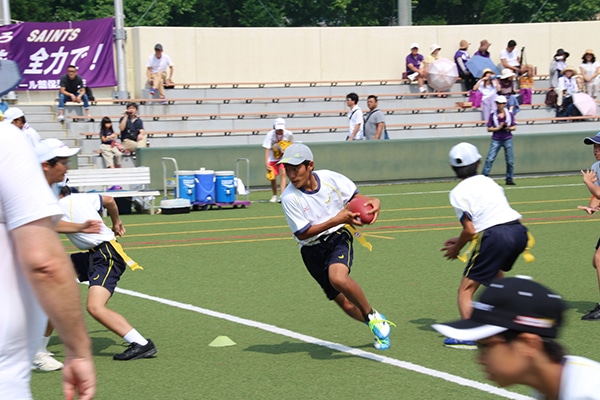 タッチフットボール部が啓明学院中学校との定期戦をおこないました 関西学院中学部 Kwansei Gakuin Junior High School
