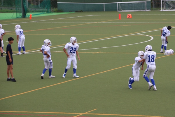 タッチフットボール部が啓明学院中学校との定期戦をおこないました 関西学院中学部 Kwansei Gakuin Junior High School