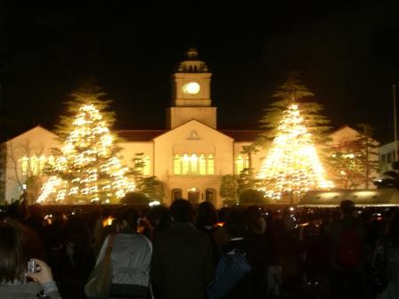 クリスマスツリー点火式
