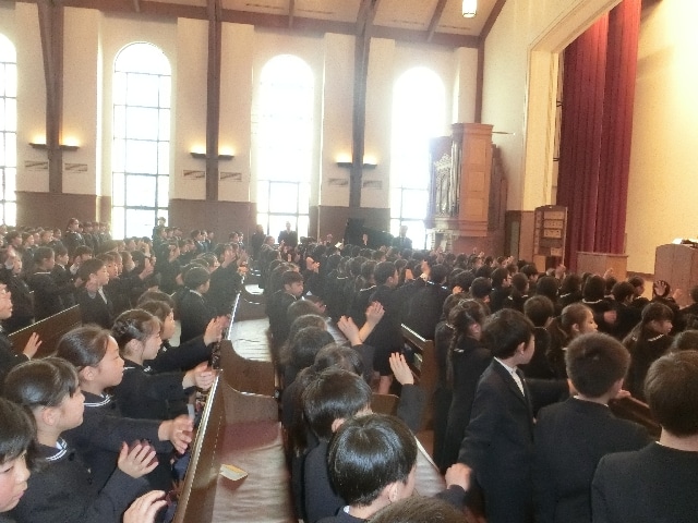 6年生を送る会の練習