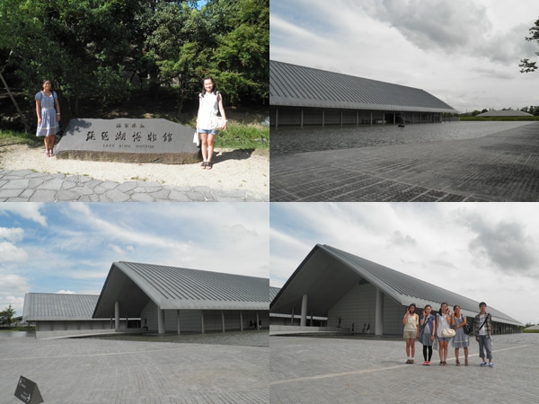 美術部が佐川美術館、琵琶湖博物館を見学。
