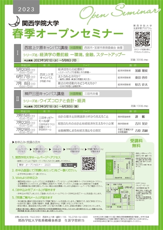 2023春季ｵｰﾌﾟﾝｾﾐﾅｰ