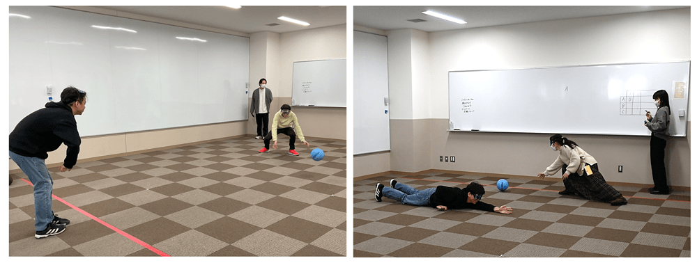 ゴールボール体験