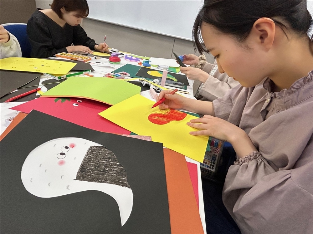 学生たちはオリジナリティあふれる教材を作成しました
