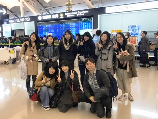 ドイツ語中期留学出発前の学生達