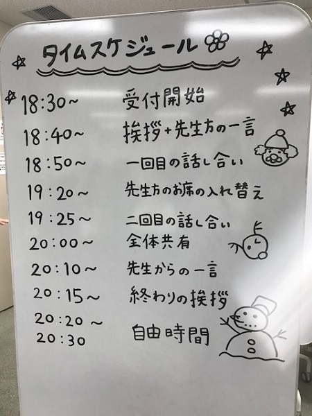 タイムスケジュール