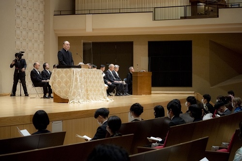 中西院長による祝辞