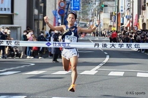 第8区の田中優樹選手(経済学部3年生)(写真提供:関学スポーツ)