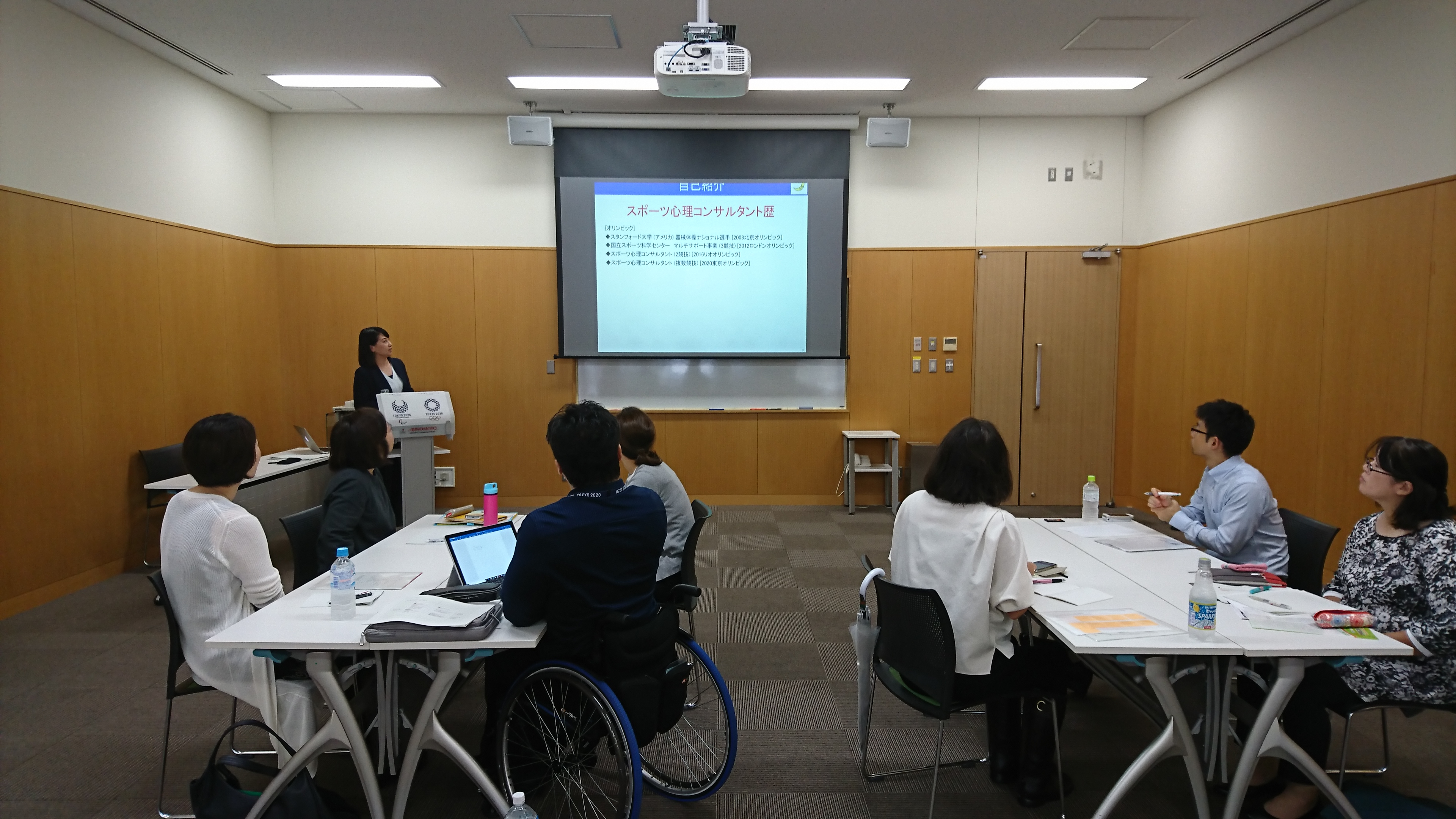 笹塲専任講師による講演/Lecture by Prof. Sasaba