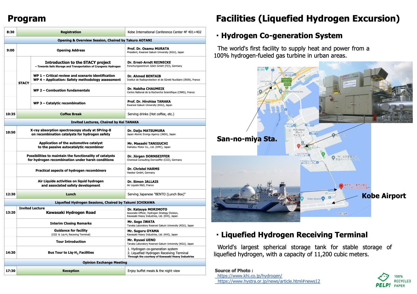 Program and Liquified Hydrogen Excursion