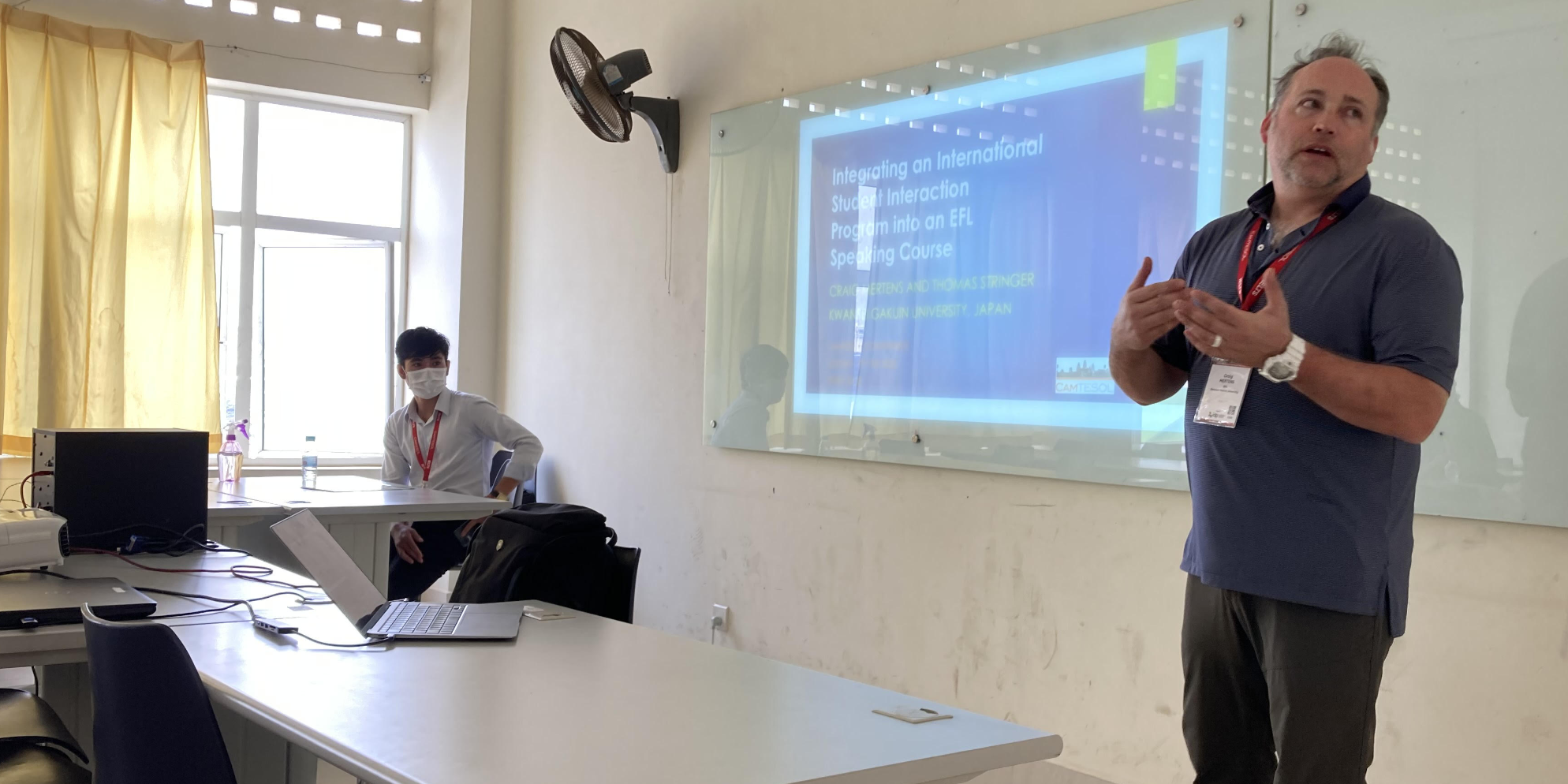 Craig Mertens at CamTESOL 2023
