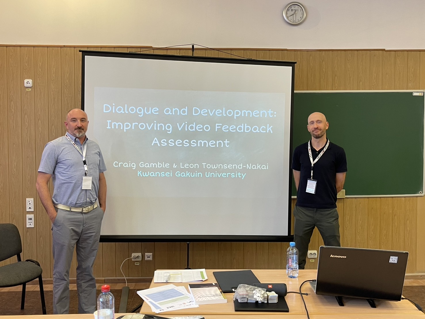 Presenting at the conference