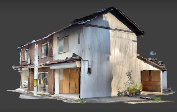 大ハルピン街当初建物の３Dスキャンデータ
