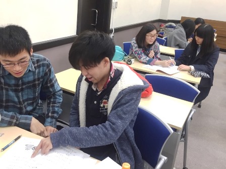 中国語学習会の様子